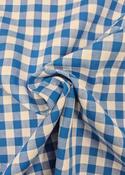 Yarn-dyed 100% cotton gingham, royal blue image