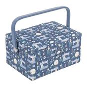 Traditional padded sewing box - Sewing Machines image