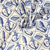 Rose &amp; Hubble 100% cotton poplin "Fish n' Ships" image