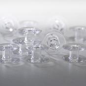 Clear Plastic Bobbins, 10-pack - Sewing Machines Ireland image
