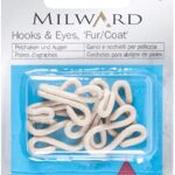 Milward Fur Hooks &amp; Eyes - Beige