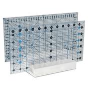 Ruler Rack: 10 Slots: White - Sewing Machines Ireland