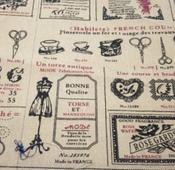 French Tailor Linen Print A