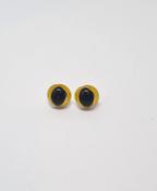 Yellow Safety Cat's Eyes 14mm