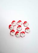 Santa Christmas Button