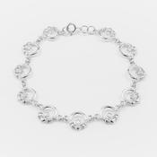Silver Claddagh Bracelet - 9mm image