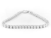 Silver Tennis Bracelet - Cubic Zirconia image
