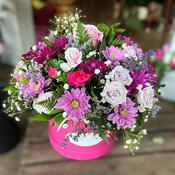 Shades of Pink Hatbox