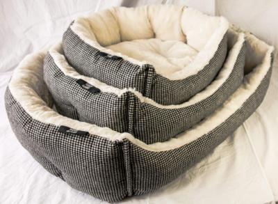 Woof Puur Houndstooth Plush Bed Large Extra Large In Dublin Getlocal Ireland