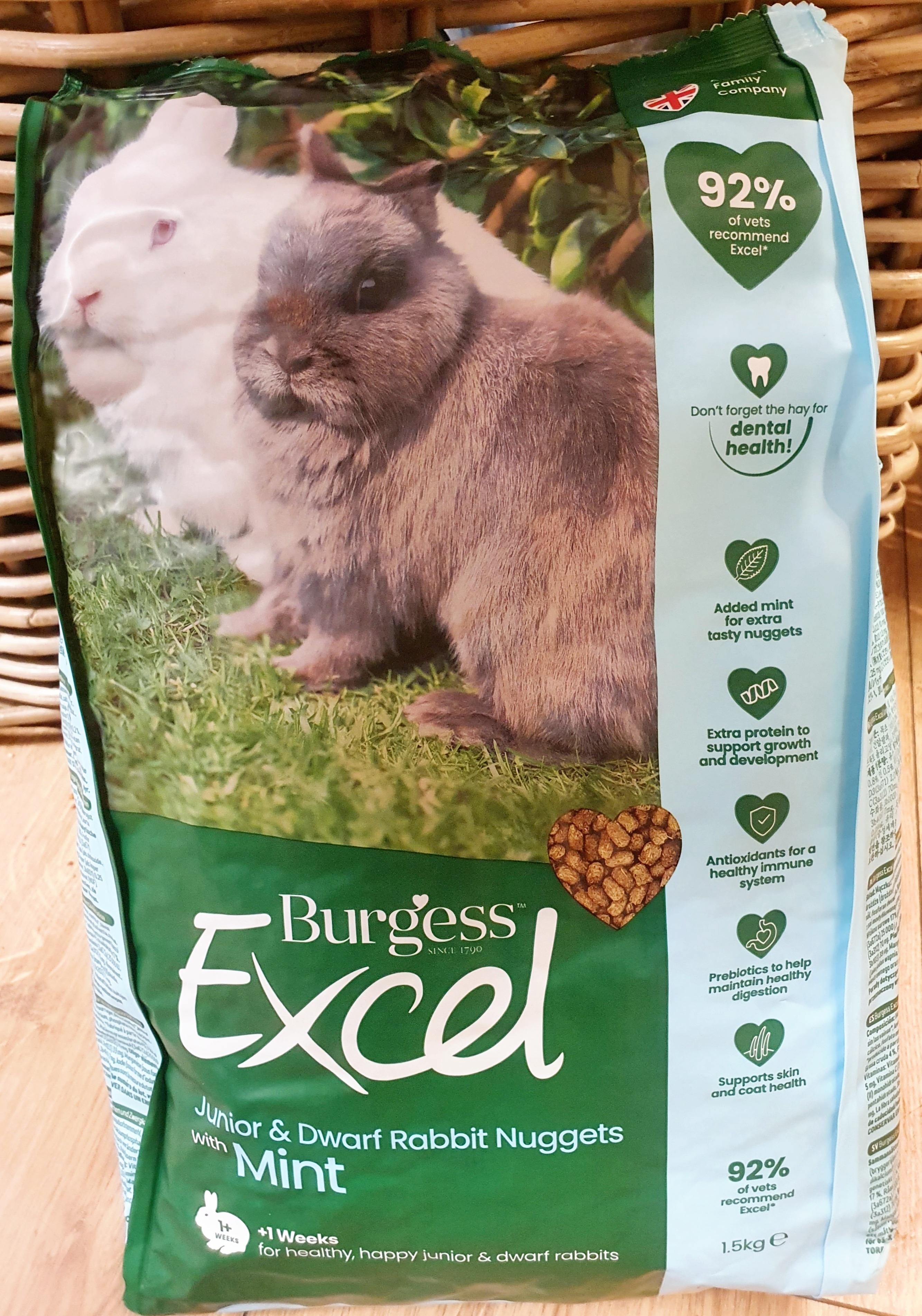 Burgess Excel Dwarf Junior Rabbit 1 Weeks 1.5kg in Dublin
