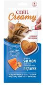 Catit Creamy Treats Salmon &amp; Prawns - 4pk image