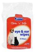 Johnson's Eye &amp; Ear Wipes 30pk for Cats &amp; Dogs image
