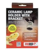 Prorep Ceramic Lamp Holder with Bracket