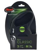 Flexi Classic Tape Extendable Lead 5m - Black Medium image