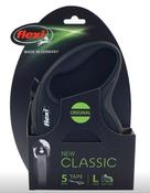 Flexi Classic Tape Extendable Lead 5m - Black Large image