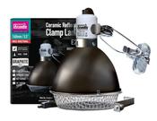 Arcadia Ceramic Reflector Clamp Lamp - Graphite 14cm