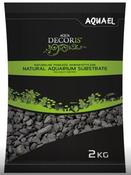 Aquael Basalt Black Gravel 2-4mm 2kg