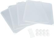 Trixie Indoor Rabbit/Guinea Pig Enclosure Extension Elements - 4 Panels with Fixing Accessories image