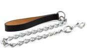 Ancol Heavy Chain Lead with Black Handle - 80cm image