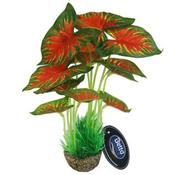 Betta Choice 8" Red &amp;Green Plant W/ Sand Base image