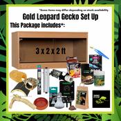 Gold Leopard Gecko Complete Setup image