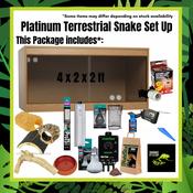 Platinum Terrestrial Snake Complete Setup image