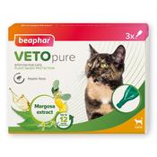 Beaphar VETOpure Plant-Based Protection Flea Spot-On for Cats (3 Months)