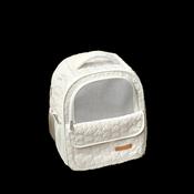 Ameeklion Pet Backpack - White Heart detailing image
