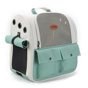 CHONGJIJI Pet Backpack - Teal &amp; White image