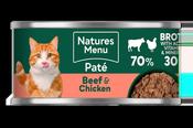 Natures Menu Beef and Chicken Can Tin 85g image