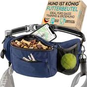 Dog is King Bum Bag Food Training Bag for Dogs (Blue) image