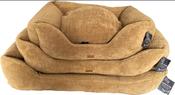 Hem&amp;Boo Brown Super Soft Fleece Rectangular Dog Bed (Large) image
