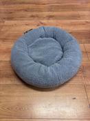 Hem&amp;Boo Luxury Boucle Fleece Bed Dark Grey image