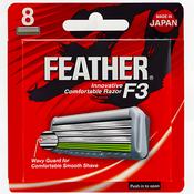 Feather F3  8 Replacement Razor Blades image