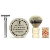 Luxury Safety Razor &amp; Brush Starter Kit image
