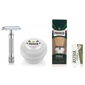 The Basic Essentials Sensitive Safety Razor Starter Kit V2 image