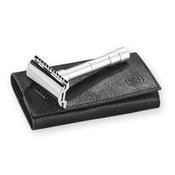 Merkur 46c Travel Razor in Leather Case