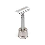 Feather AS-D2S Stainless Razor &amp; Stand