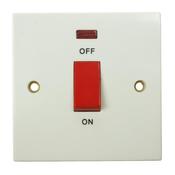 45 Amp Double Pole Switch With Neon   image