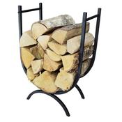 Essentials U-shaped Black Log Holder