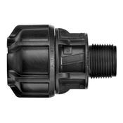 311 Normal Gauge Pol x Mi End Connector 1"  (32mm)