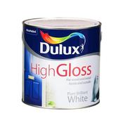 Dulux High Gloss White 2.5 Litre image