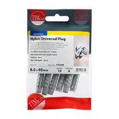 Nylon Universal Plug 8 x 40mm 
