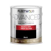 Fleetwood Advanced Quick Dry Gloss Black 750ml image