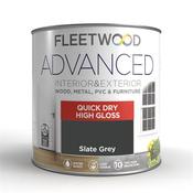 Fleetwood Advanced Quick Dry Gloss Slate Grey 750ml image