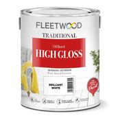 Fleetwood Traditional Gloss White 2.5 Litre image