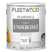Fleetwood Traditional Undercoat White 2.5 Litre