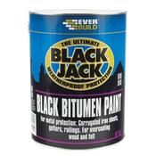 Black Bitumen Paint 2.5Ltr  