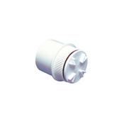 White Waste Screwed Access Plug 40mm  