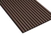 Rustic Walnut Pro Acoustic Panel 2400 X 605 X 22mm